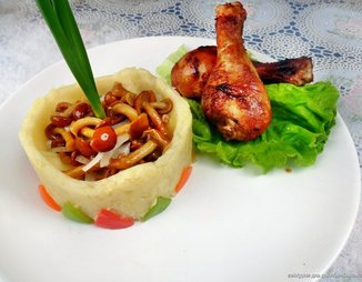 Куриные голени гриль