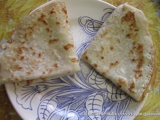 Блинчики кокосовые