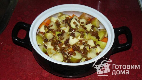 Десерт из тыквы с яблоками фото к рецепту 6