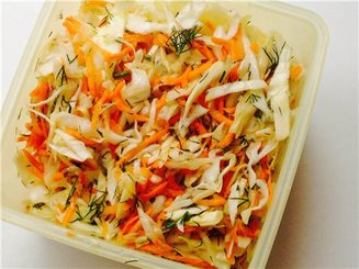 Салат с капустой "Пестренький"