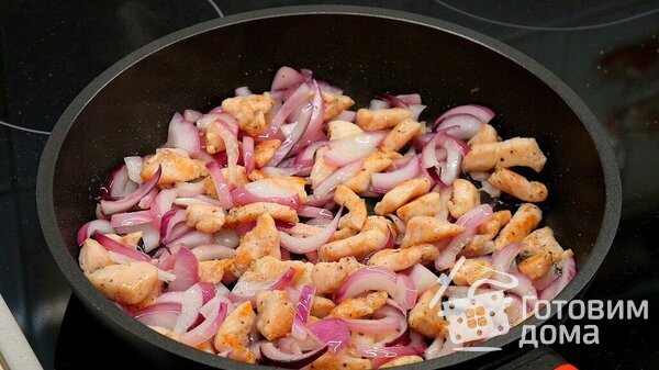 Манная каша с чесноком и укропом, или Курица в соусе по мотивам Шкмерули фото к рецепту 7
