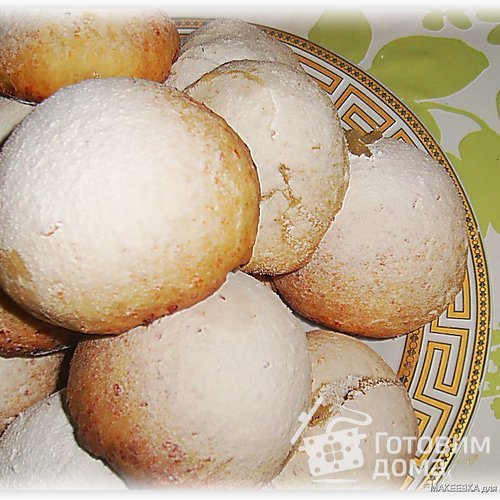 Яблоки в в творожном тесте