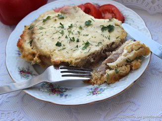 Запеченная свинина с пармезаном