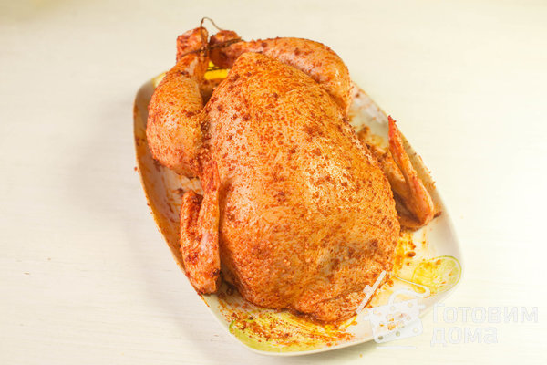 Курица на пиве в духовке с перечным соусом фото к рецепту 3