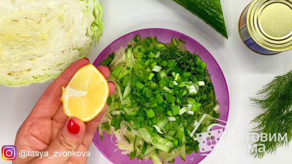 Салат из капусты с икрой фото к рецепту 4