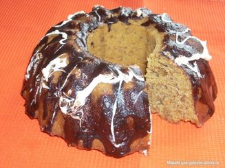 Морковно-гречневый кекс с грецким орехом