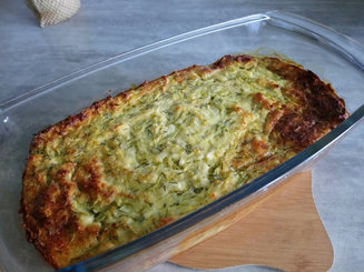 Цуккини, запеченные с творогом