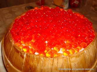 Икра красная фальшивая (для оформления тортов и салатов)