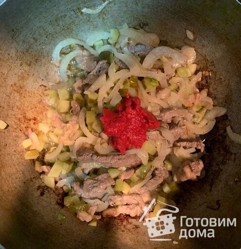 Готовим азу по-татарски фото к рецепту 3
