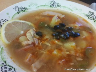 Солянка сборная мясная