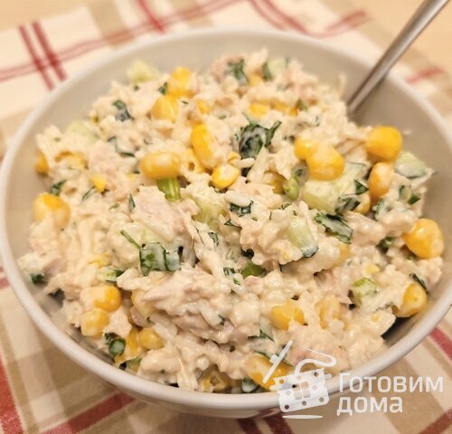 Салат с рыбой &quot;Удачный&quot;