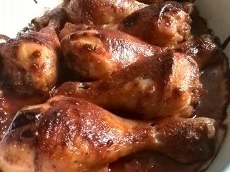 Маринованная  и запечёная курица