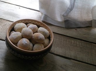 "Снежное" печенье