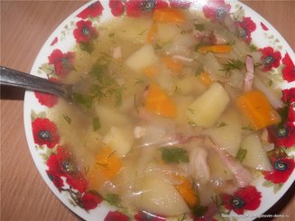 Гарбюр -густой крестьянский суп с капустой