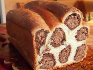 Леопардовая сдобная бриошь