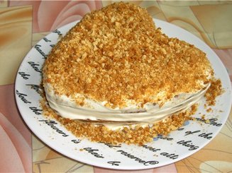 Легкий  медовик (жидкое тесто)