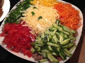 Салат " Фантазия" ( или " Кучки")