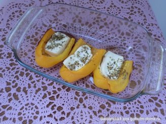 Три закуски из сыра Фета и перца