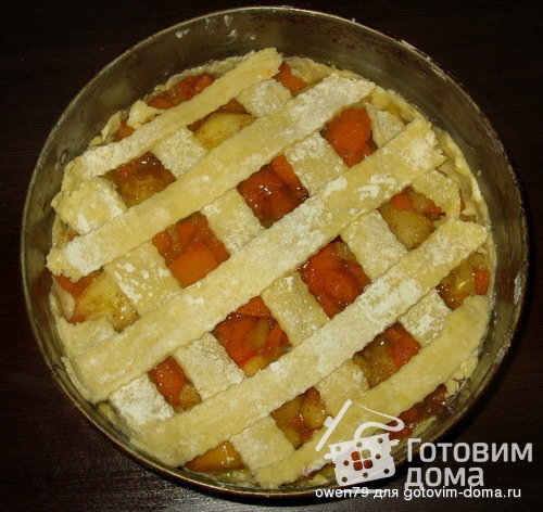 Пирог с тыквой и яблоками. фото к рецепту 4
