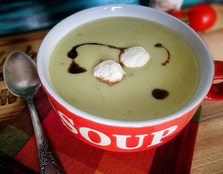 Творожный крем-суп