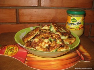Драники из цуккини с сыром