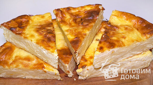 Вкуснейший рваный пирог из лаваша на сметане фото к рецепту 1