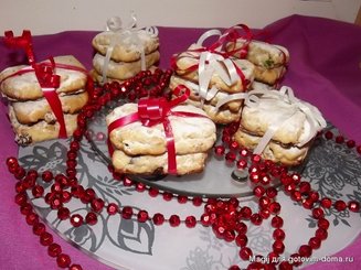 Рождественское  немецкое печенье "Mini-Stollen"