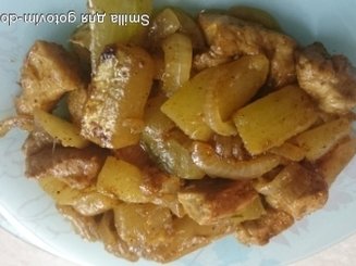 Свинина с кабачком в китайском стиле