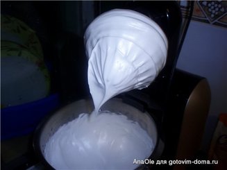 Крем белковый заварной  от Galynka