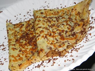 Блинчики с шоколадом
