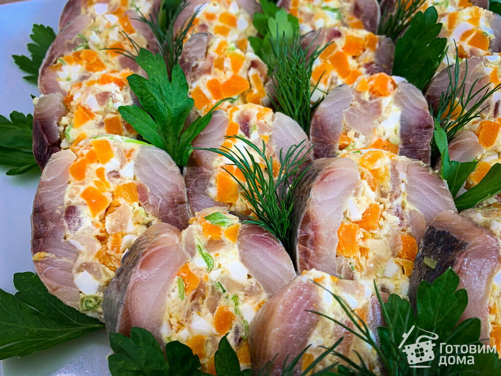 Рецепт закуски из селёдки