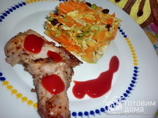 Соус &quot;Сангрия&quot;к мясу (из клюквы,клубники и...) фото к рецепту 4