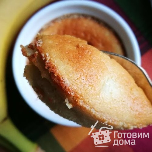 Творожное суфле с бананом