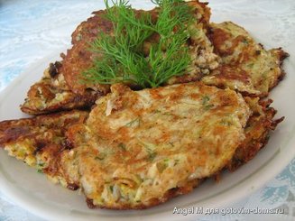 Драники из цуккини с сыром
