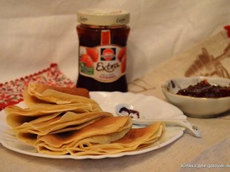 Кружевные блины на желтках