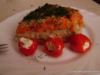 "Осень" курино-овощной пирог