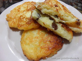 Сырники из творога с яблоками