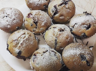 Черничные кексы