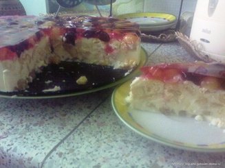 Торт " Виноградинка" (без выпечки)