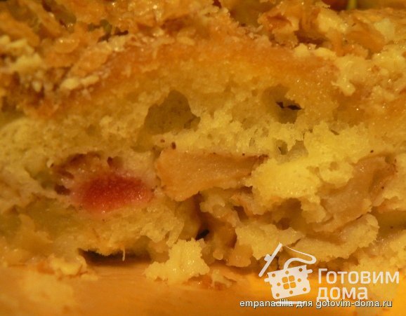 Яблочный пирог с ореховой корочкой фото к рецепту 7