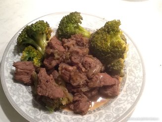 Мясо с киви