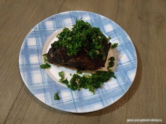 Свиные щёки, запечённые