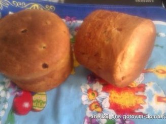 Кулич на сухих дрожжах
