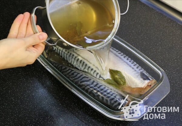 Малосольная скумбрия пряного посола фото к рецепту 6