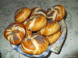 Немецкие булочки с секретом (Laugenbrötchen)