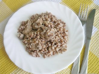 Гречка с мясом по-купечески
