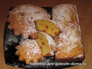 Кексы "Зимний ангел"