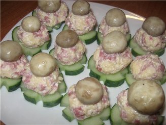 Закуска "Грибная полянка"