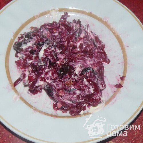 Свекла с черносливом и грецкими орехами