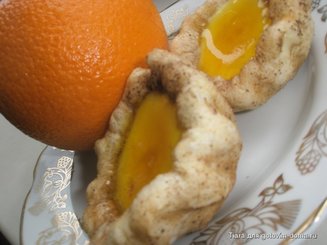 Слоеные корзиночки с кремом и карамелью от Д.Оливера